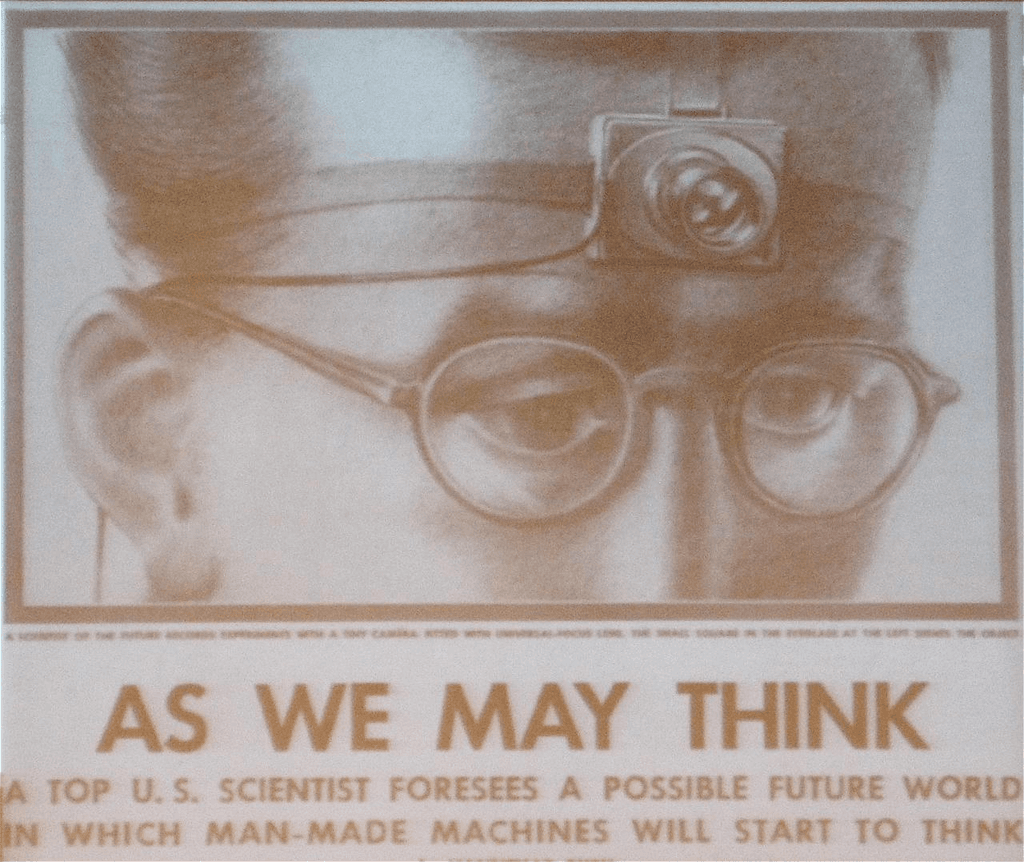 Illustration originale de l'article dans The Atlantic, présentant cet "appareil photographique du futur"